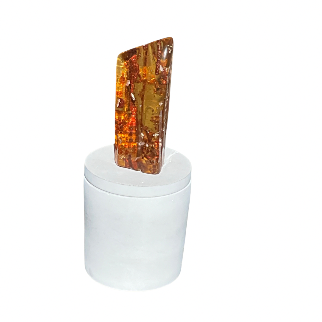 Colombian Amber Hand Poured Gardenia Candle