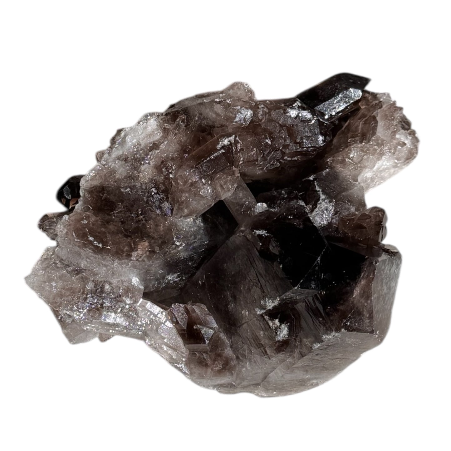 Smoky Quartz Abstract Generators Cluster