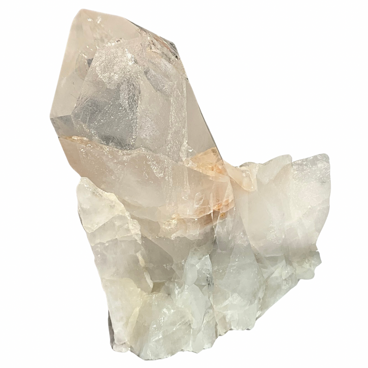 Quartz Crystal Large Generator Cluster Free-Standing