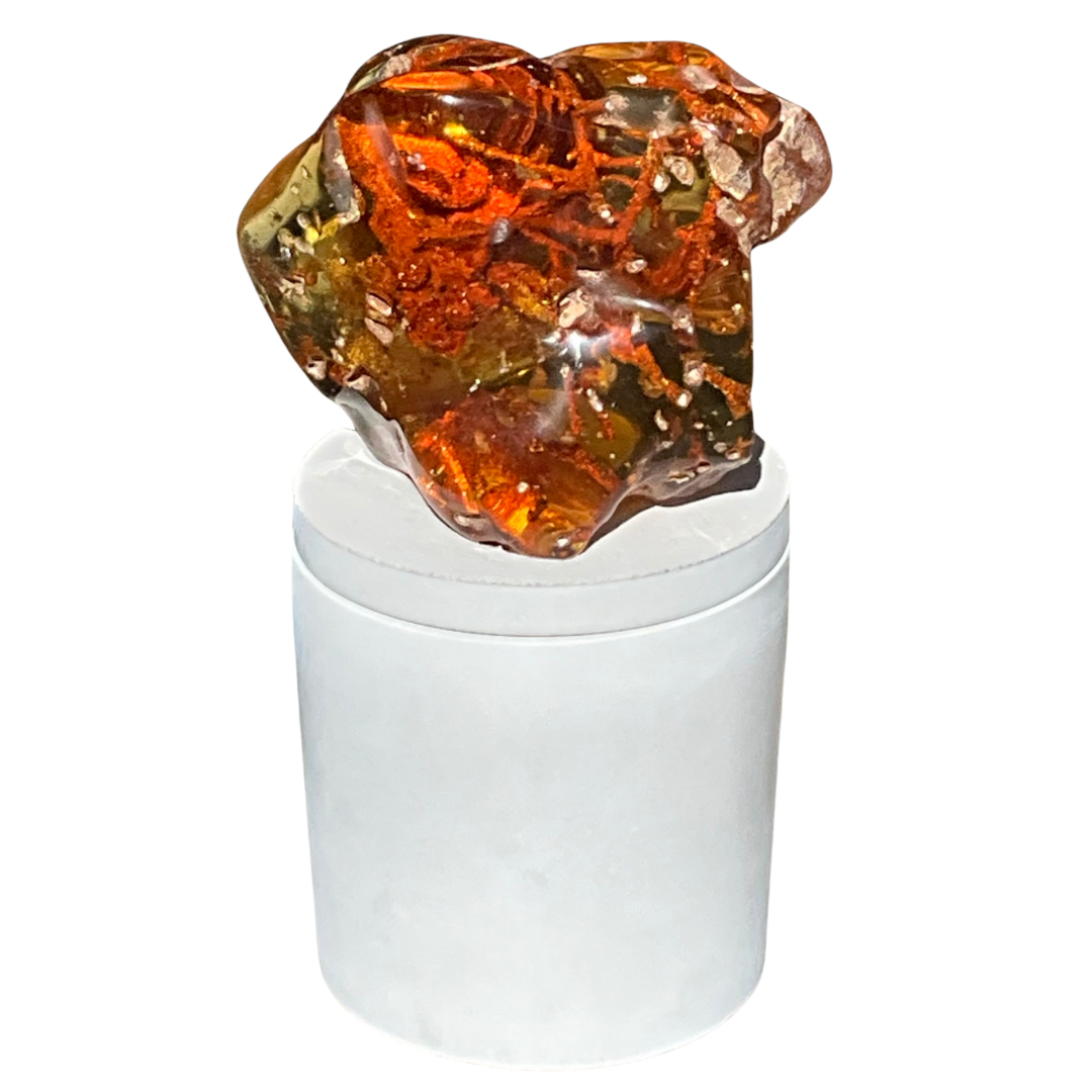 Colombian Amber Lid Gardenia Candle