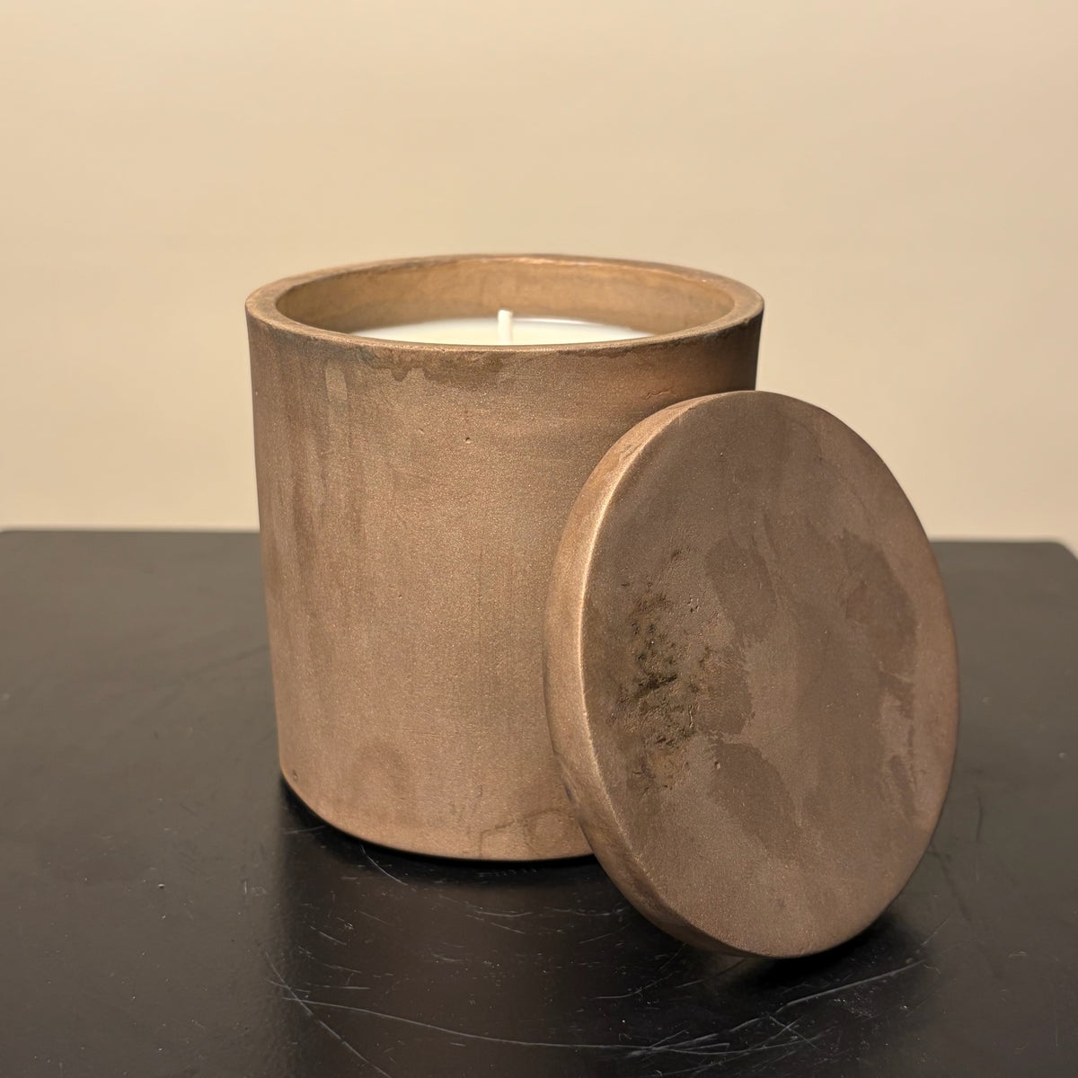 Solid Bronze Gardenia Candle 36
