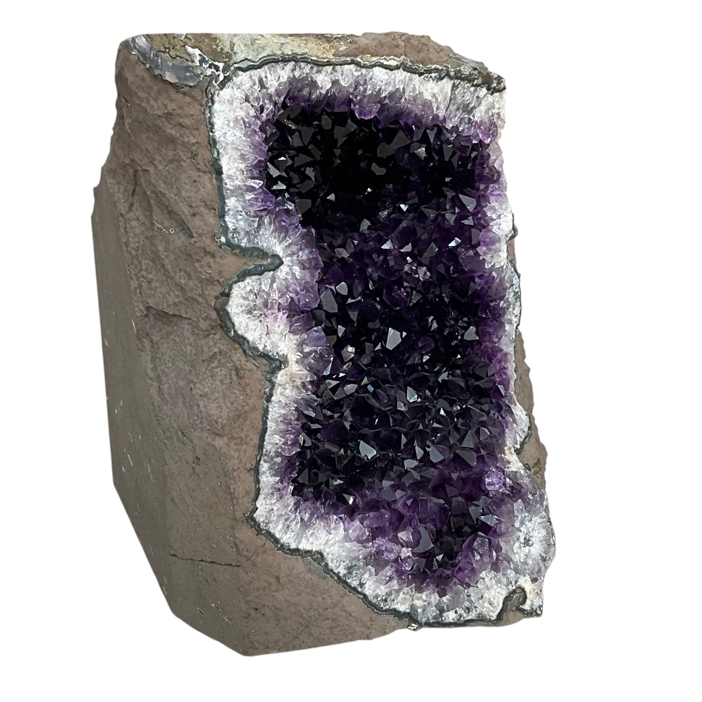 Amethyst Geode Crystal Cluster  23.5 LBS