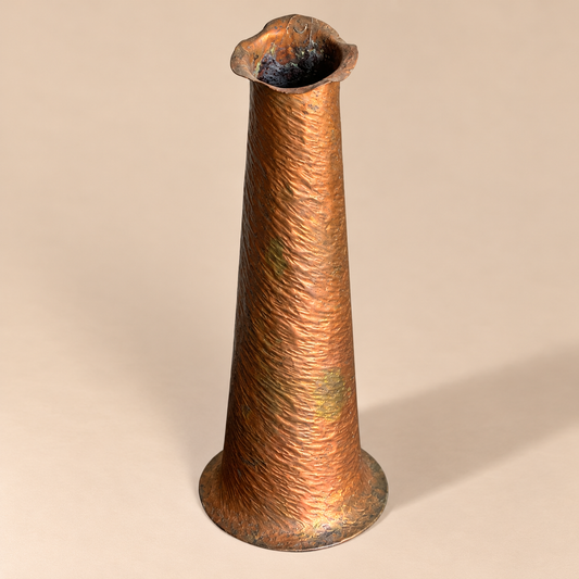 Textured Copper Vase