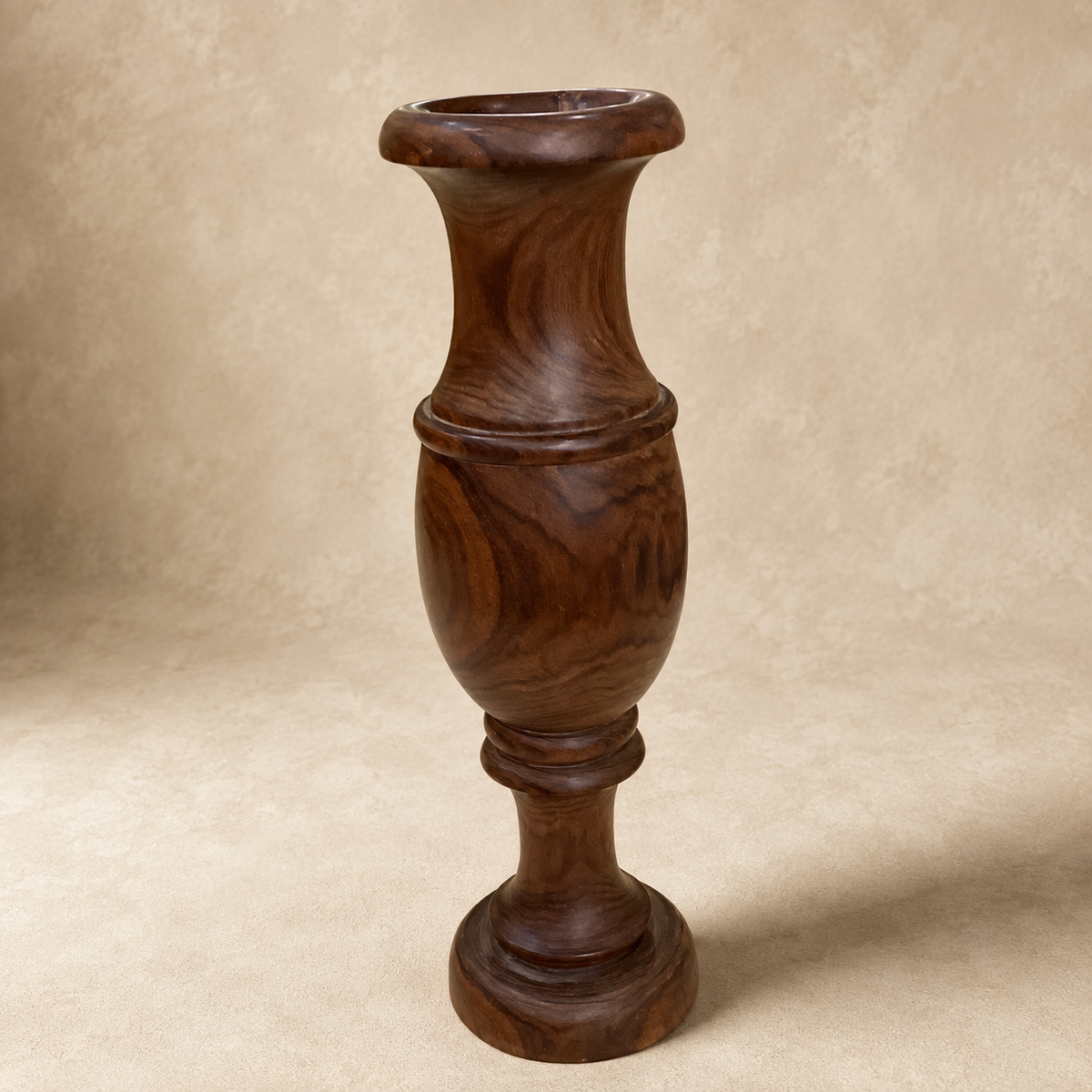 Vintage Ironwood Carved Vase