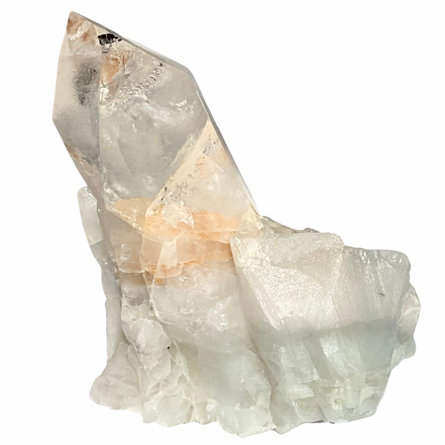 Quartz Crystal Large Generator Cluster Free-Standing