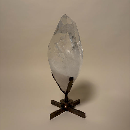Lemurian Quartz Point Custom Stand 21 lbs