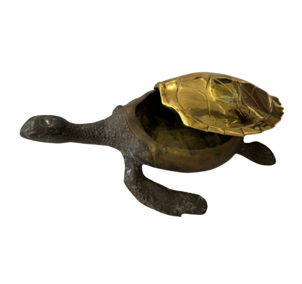 Large Brass Hawksbill Sculpture