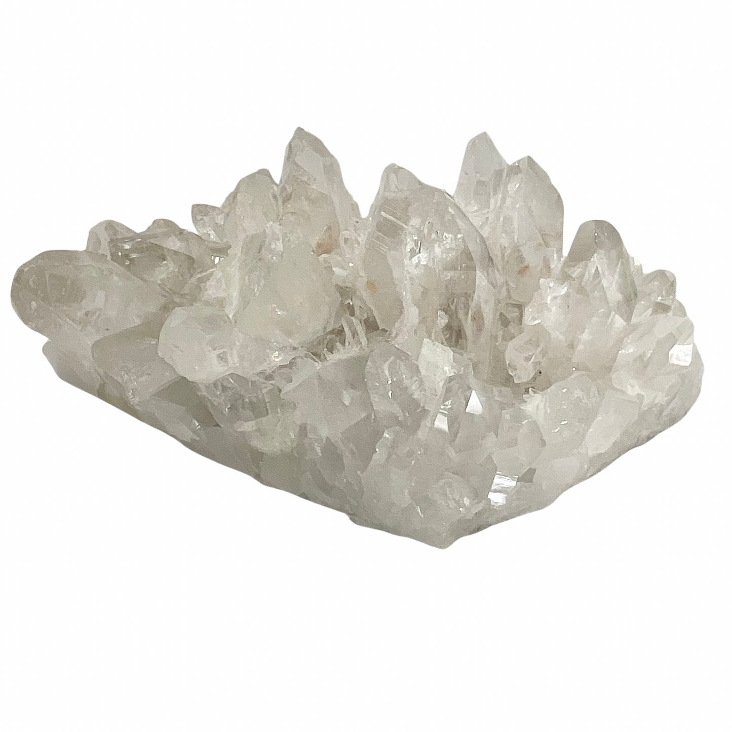 Large Quartz Crystal Multi Generator Cluster