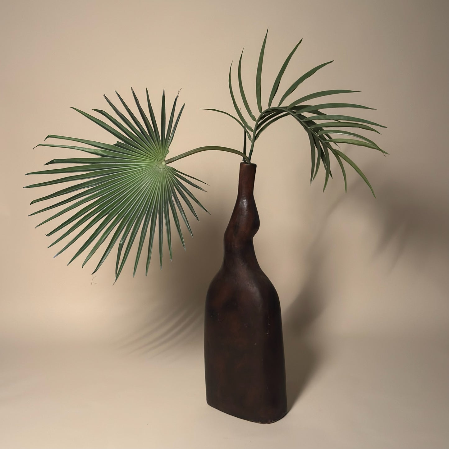 Terra Cotta Abstract Vase