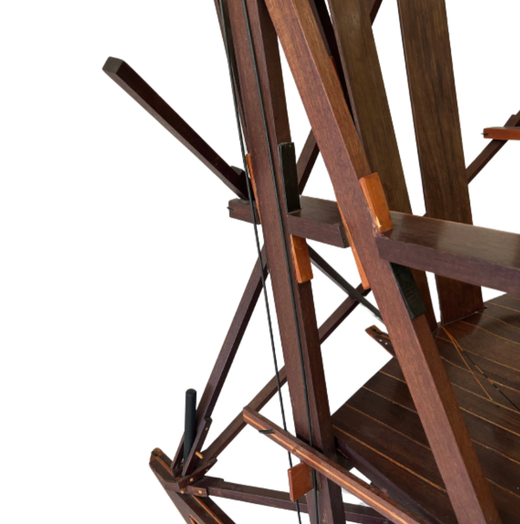 Abstract Rocking Chair by Bernie Lubell