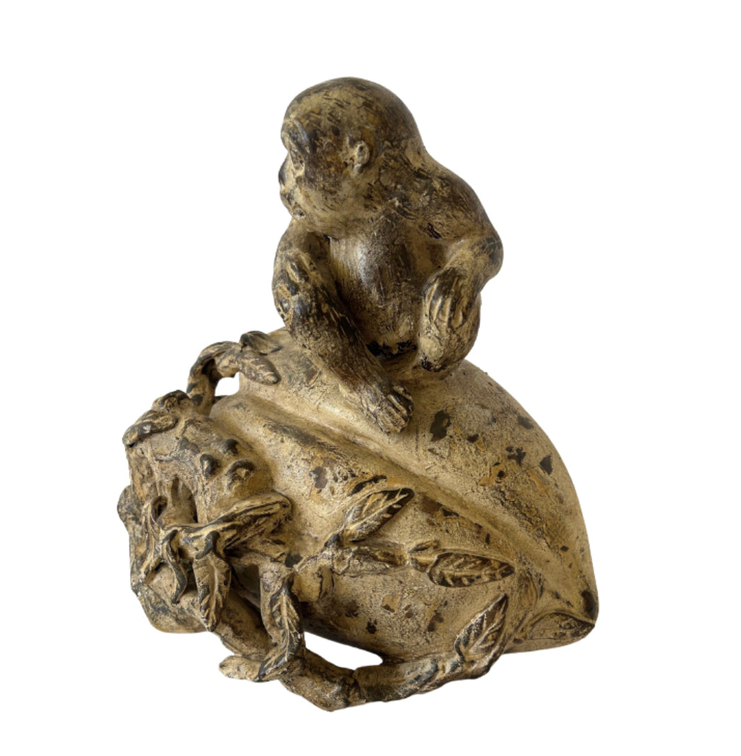Ceramic Monkey Sculpture