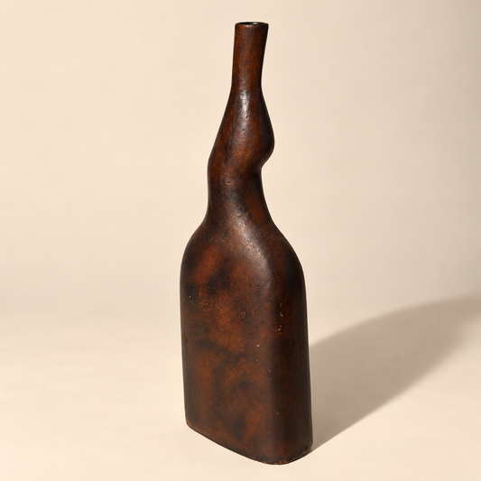 Terra Cotta Abstract Vase