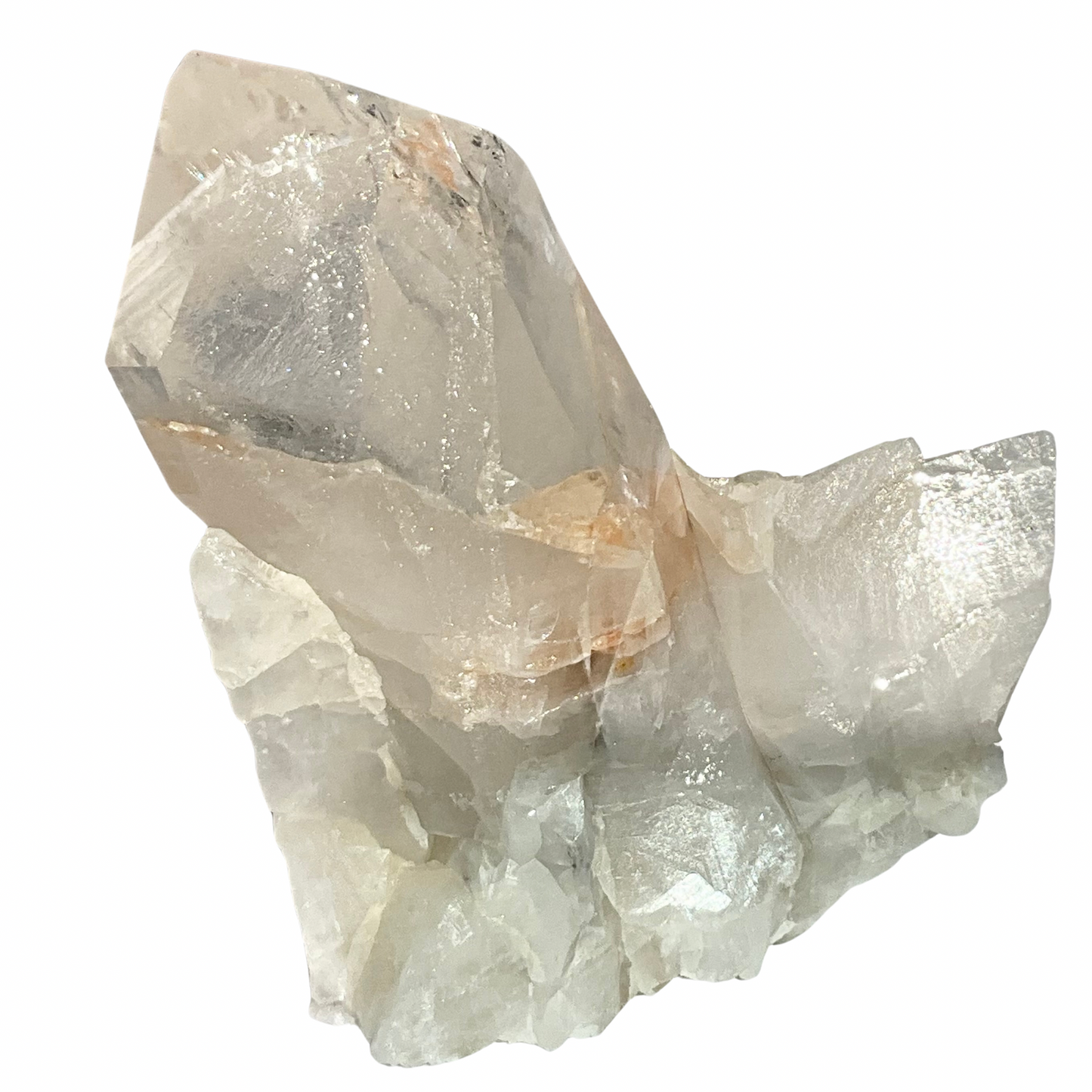 Quartz Crystal Large Generator Cluster Free-Standing