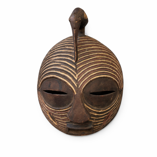 African Stripped Bird Mask