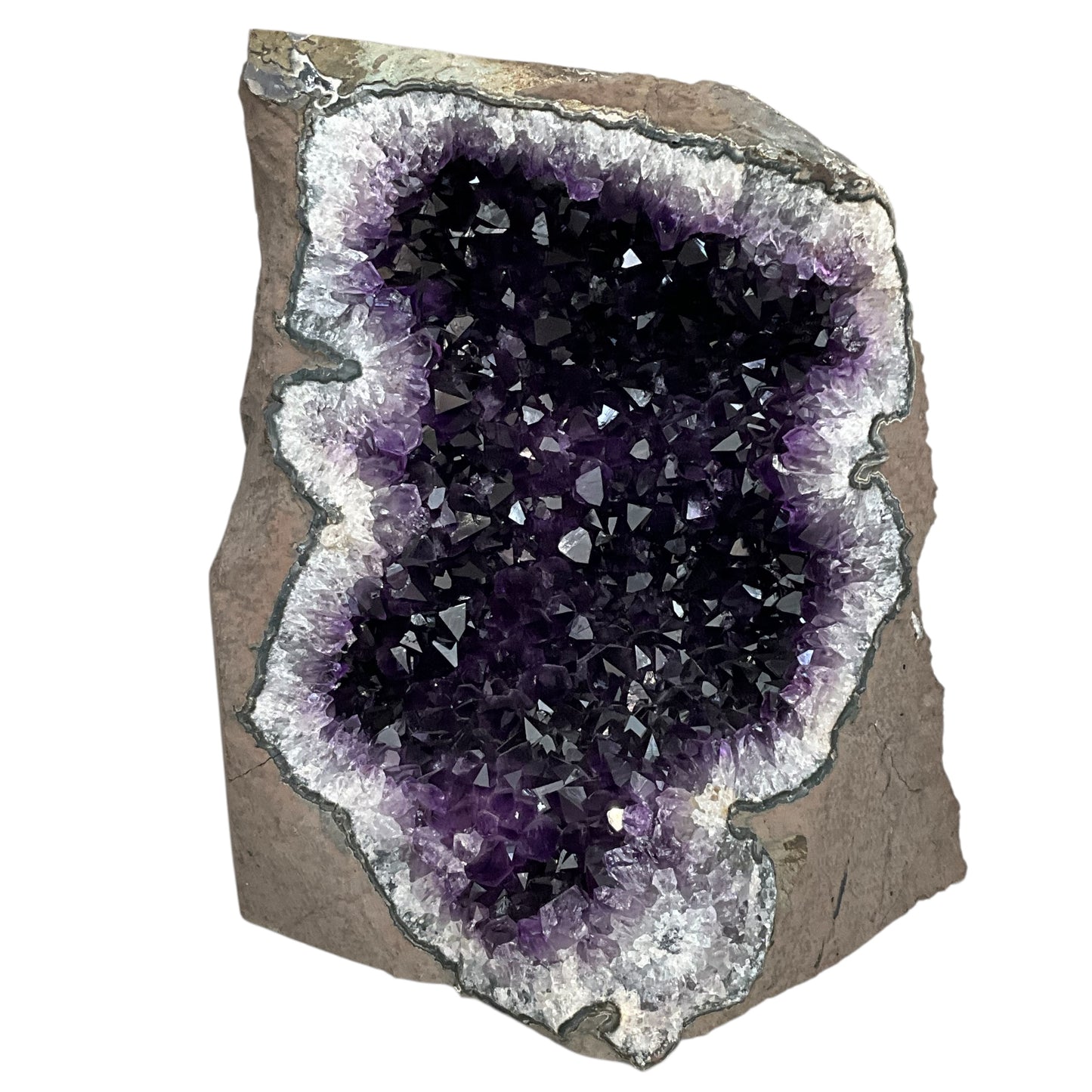 Amethyst Geode Crystal Cluster  23.5 LBS