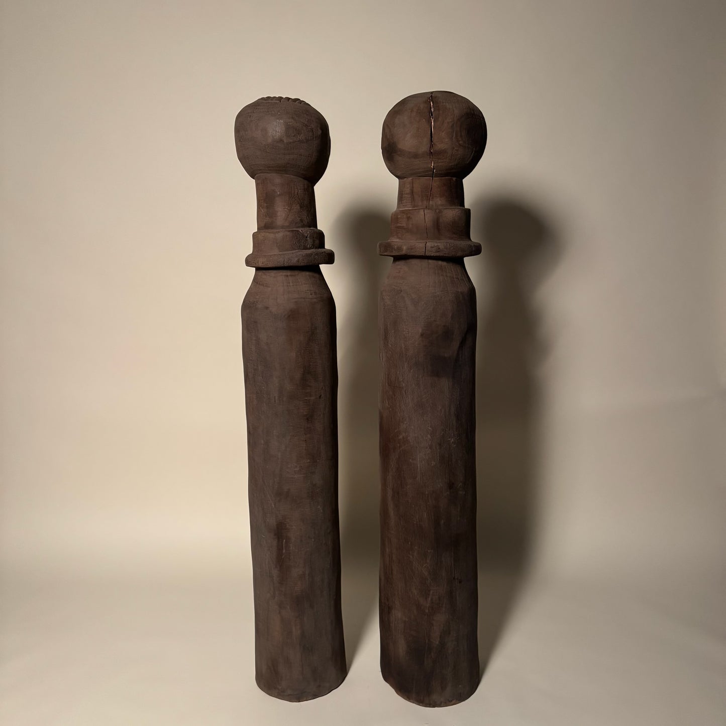 Pair of Bongo Wooden Posts
