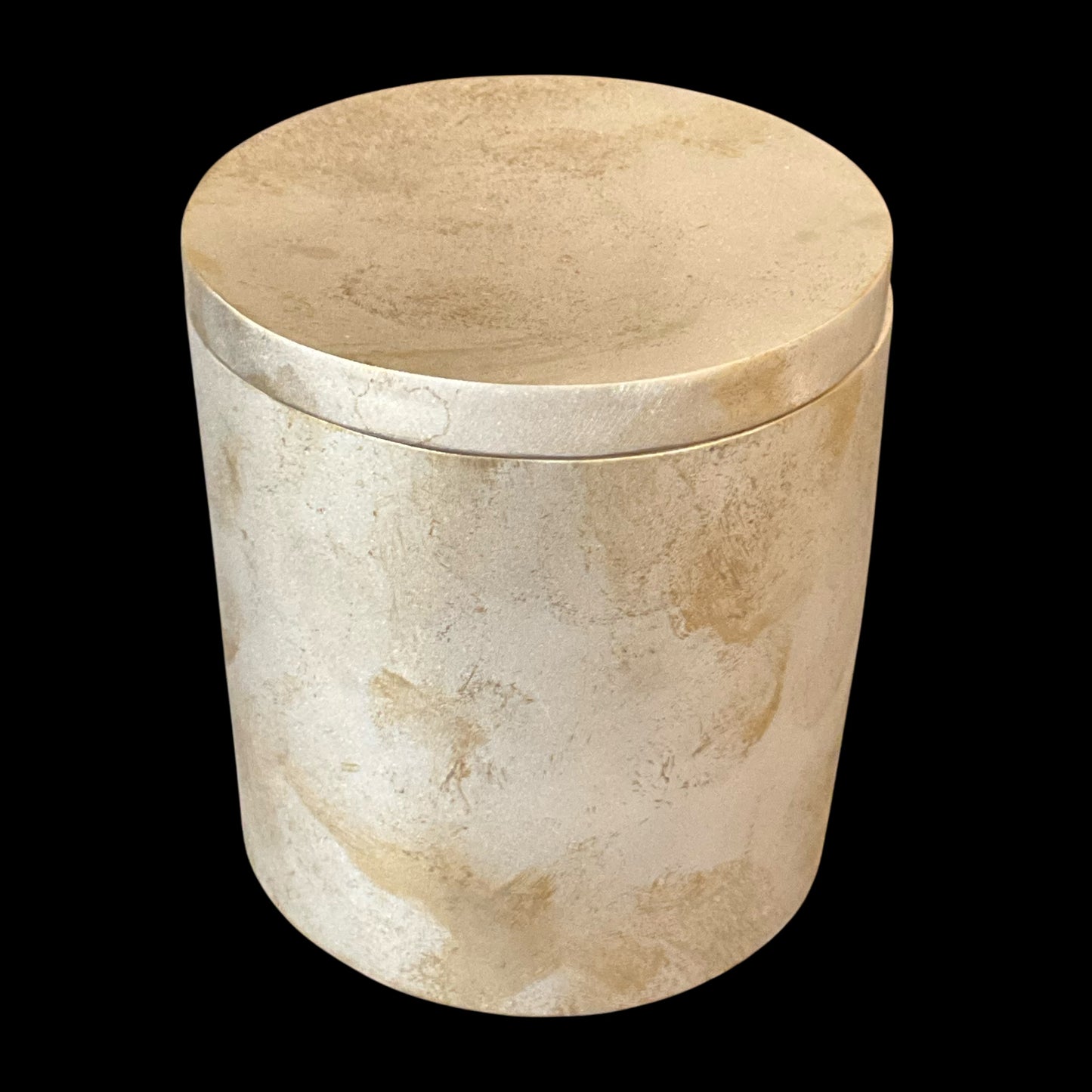 Solid Bronze Gardenia Candle with Lid Q