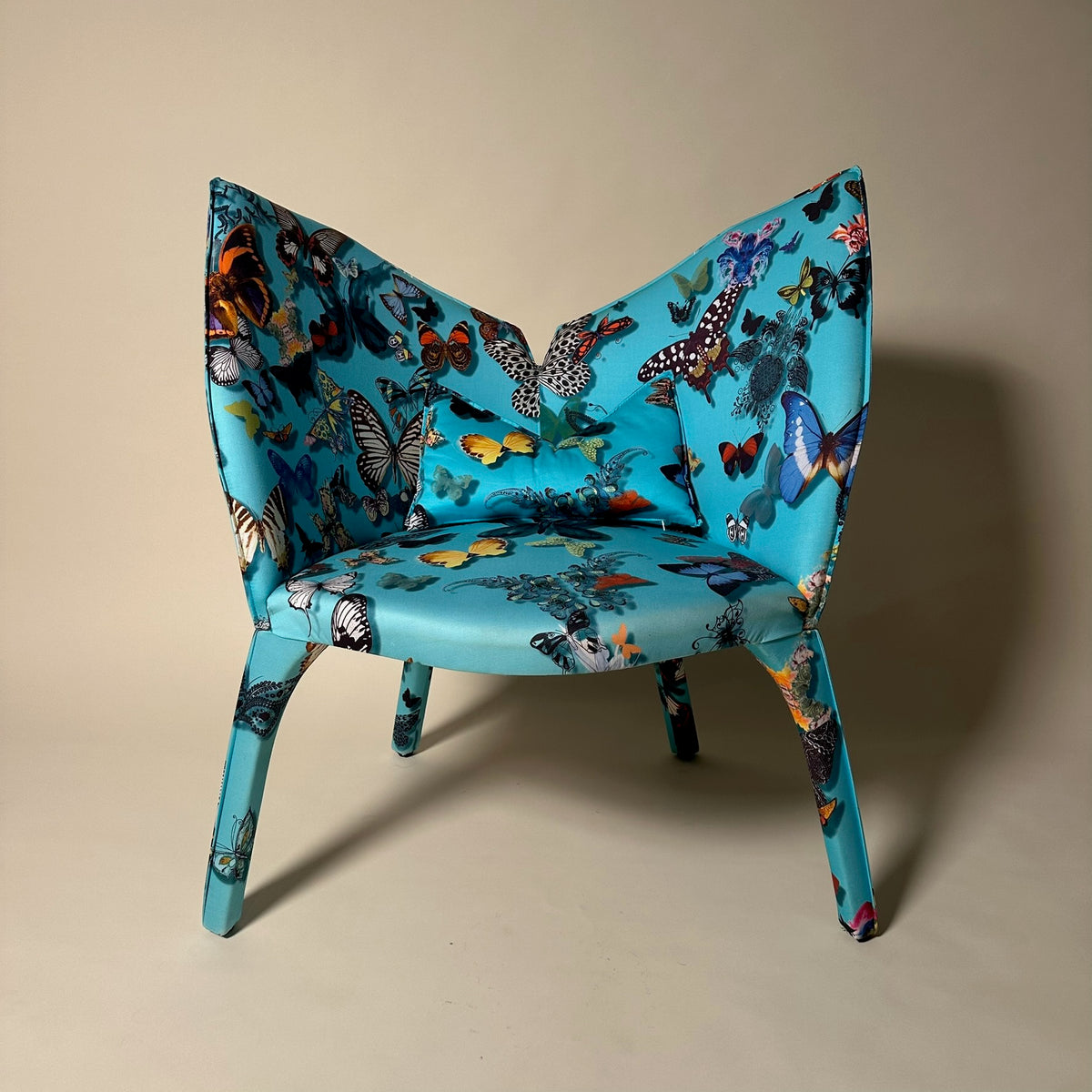 Roche Bobois Lady B Armchair Blue