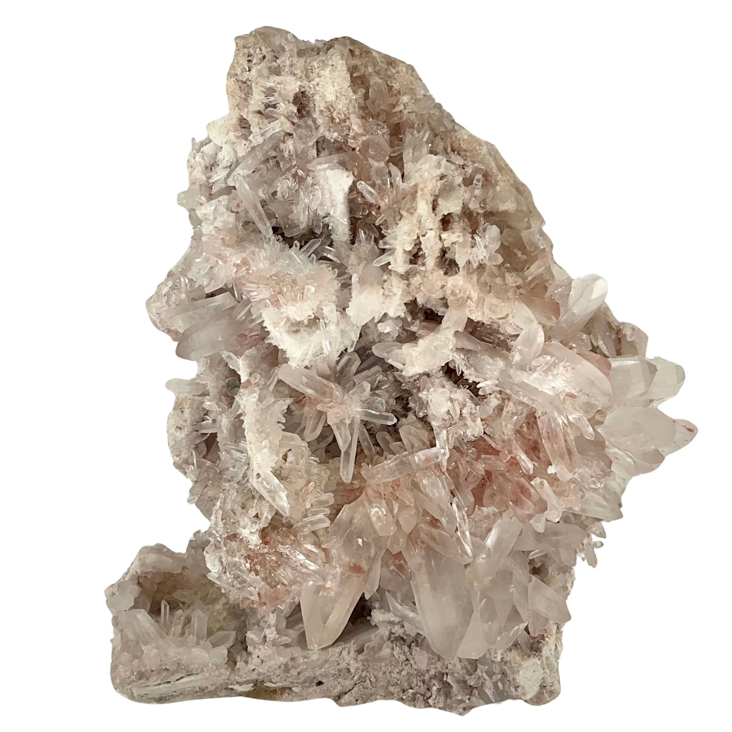 Himalayan Pink Quartz Crystal Large Generator Cluster