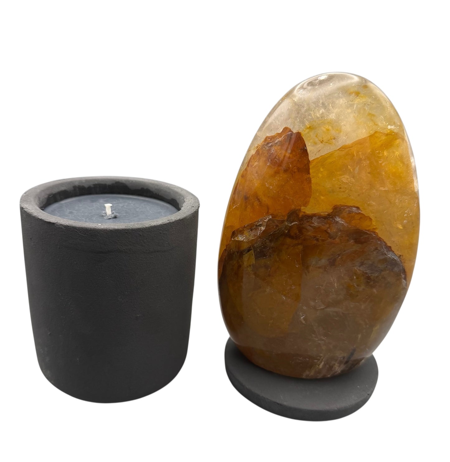 369 For House of Nulla Black Rose Candle with Golden Healer 20