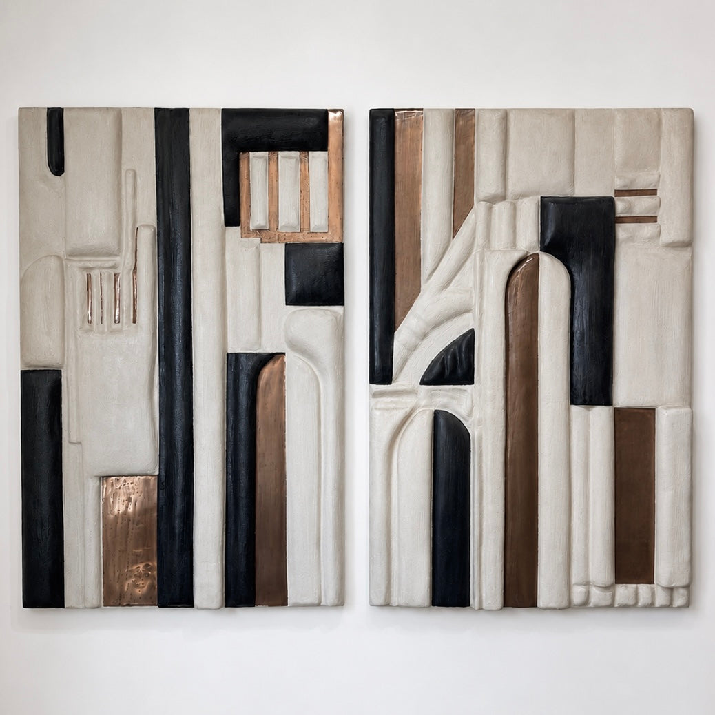 “Silent Symphony” Sculpted Mural