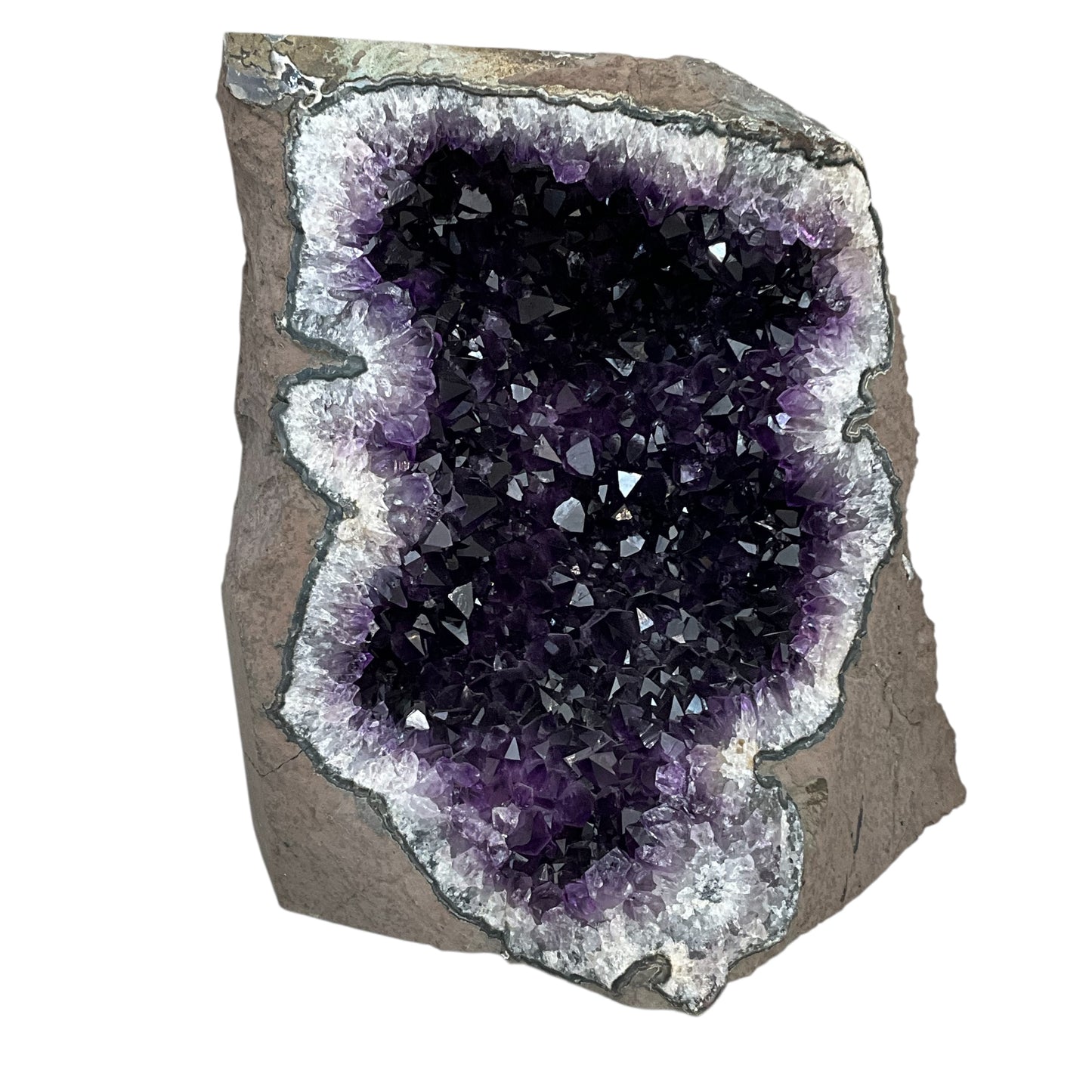 Amethyst Geode Crystal Cluster  23.5 LBS