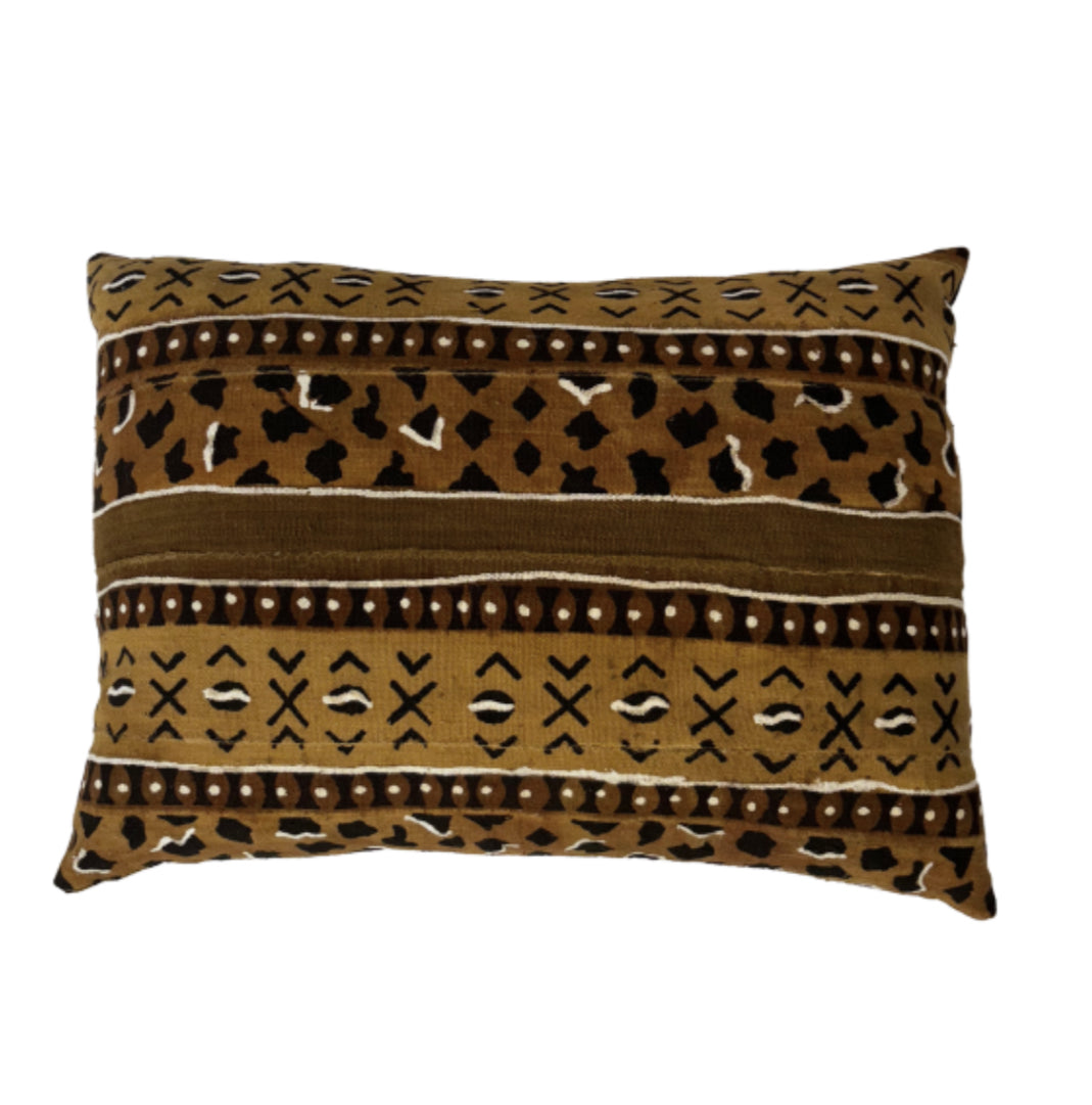 Multi-Pattern Mudcloth Pillow