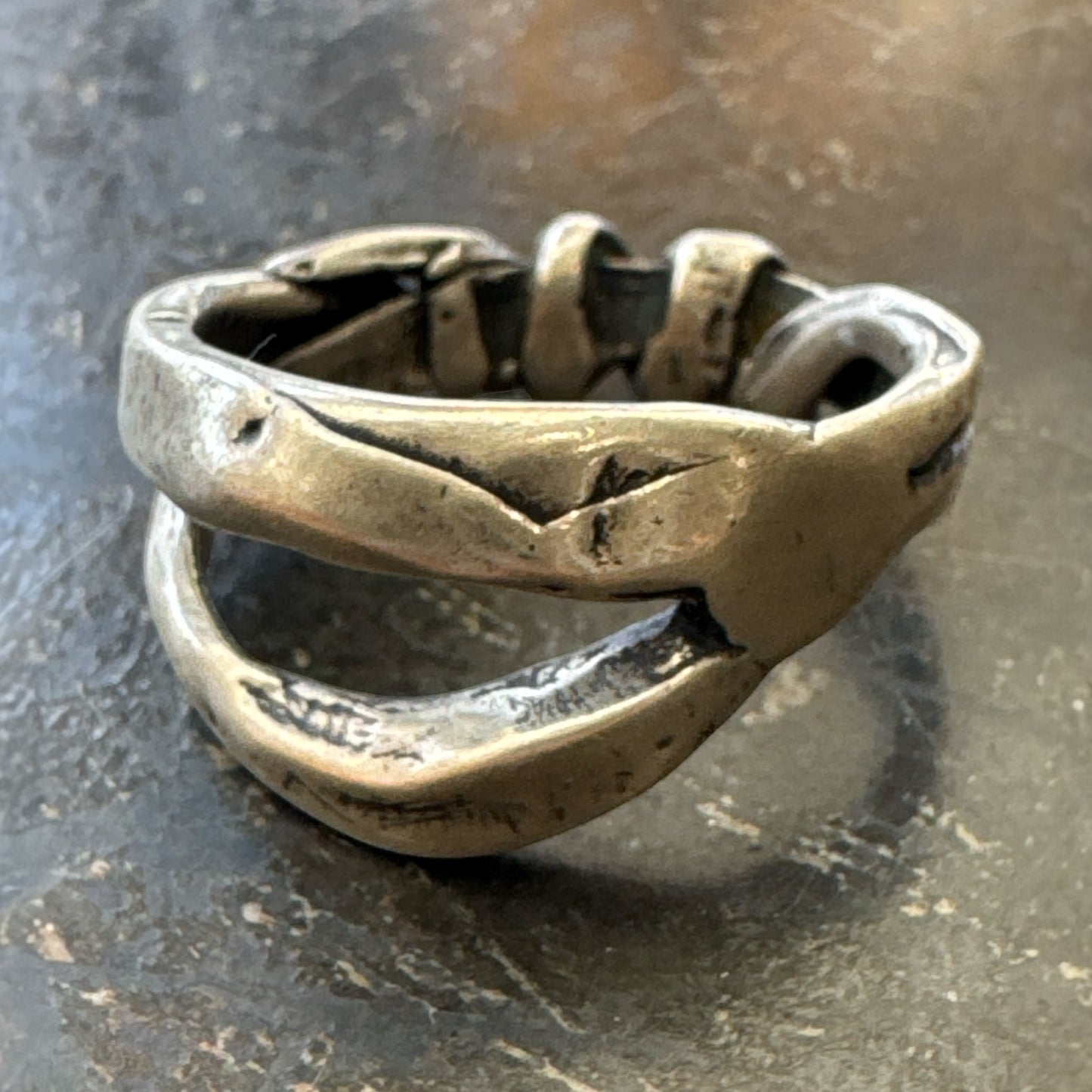 Crevise Silver Ring
