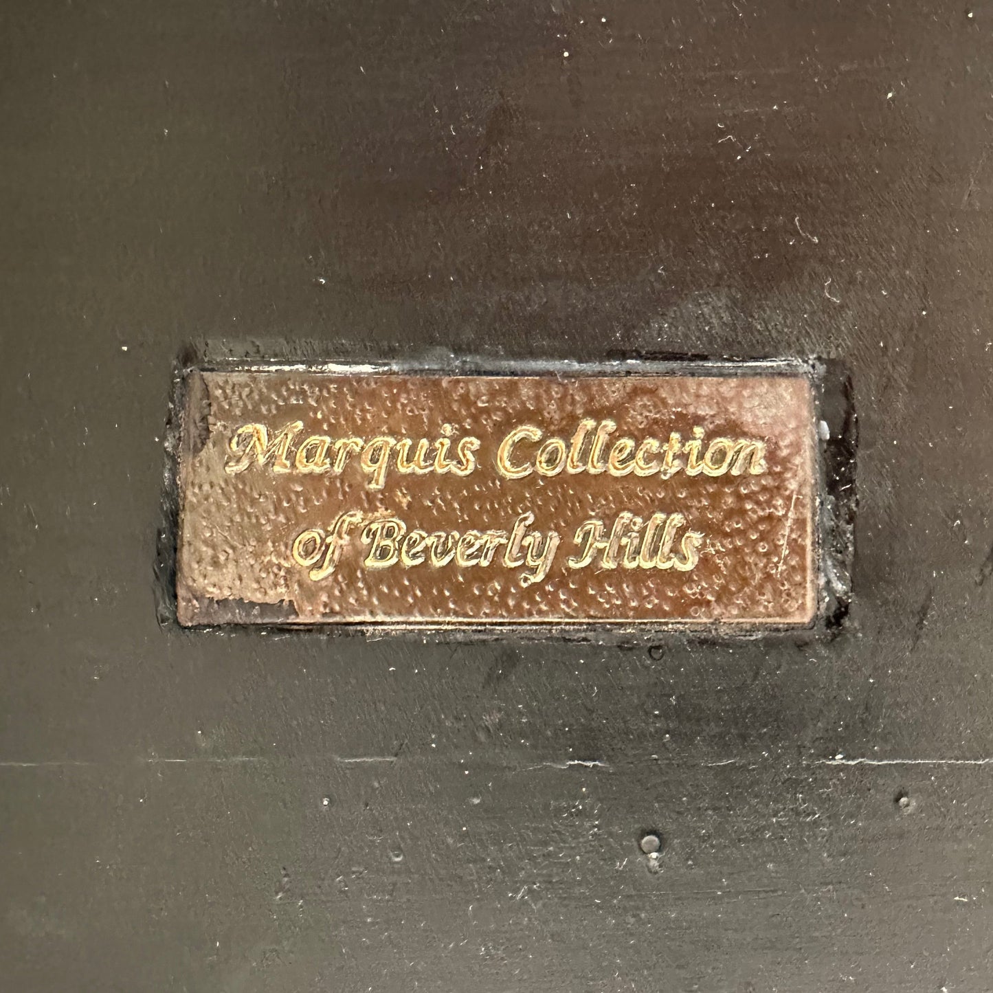 Marquis Collection Tessellated Horn Accent Table