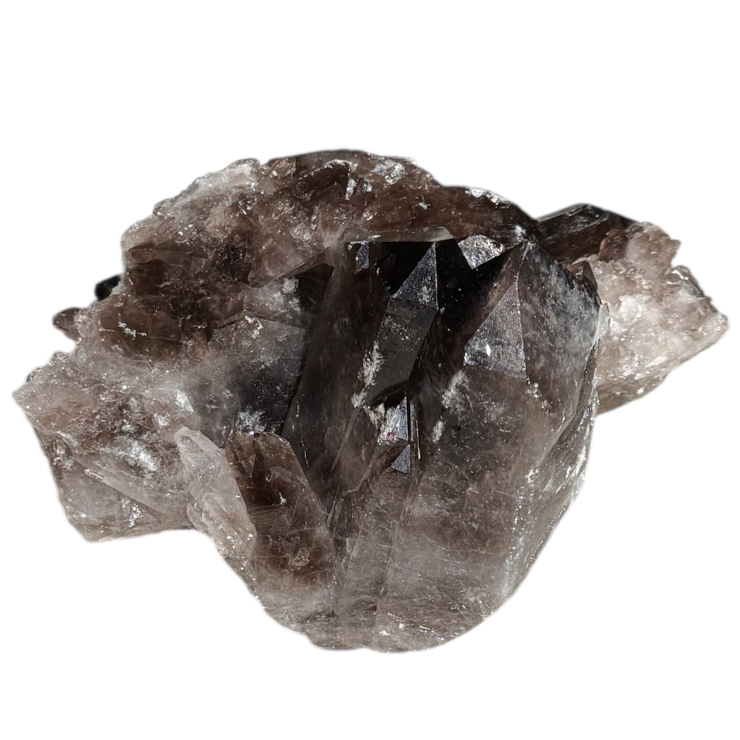 Smoky Quartz Abstract Generators Cluster