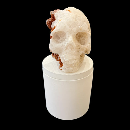Quartz Crystal Skull Gardenia Candle #3