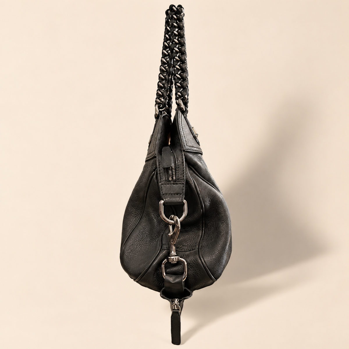 Givenchy Chain Wrap Nightingale Large Leather Tote Bag