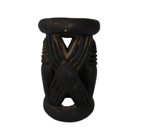 Small African Carved Wood Stool