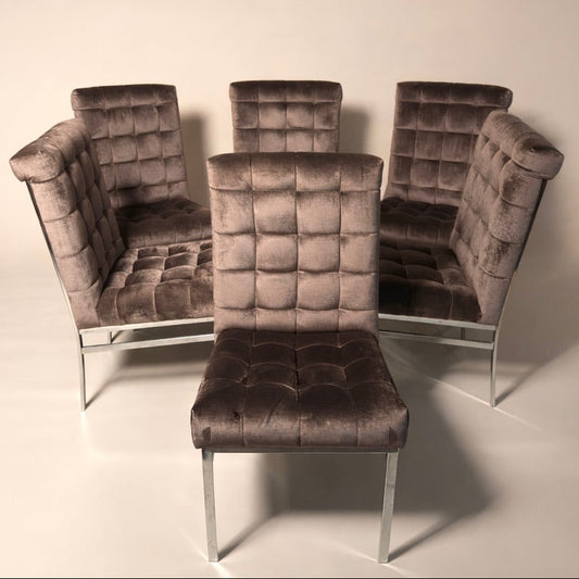 Set of 6 Pierre Cardin 1970's Dining Chairs