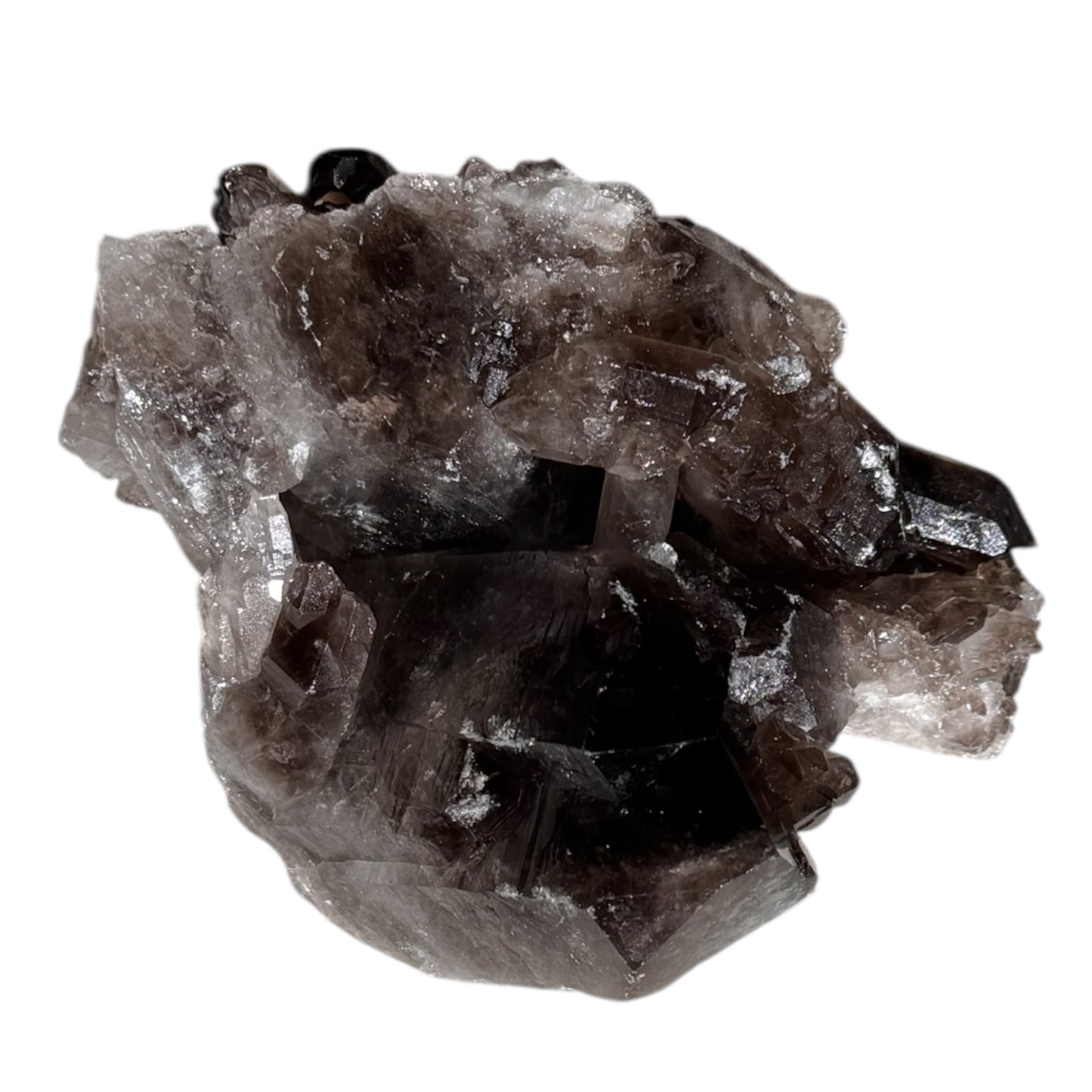 Smoky Quartz Abstract Generators Cluster