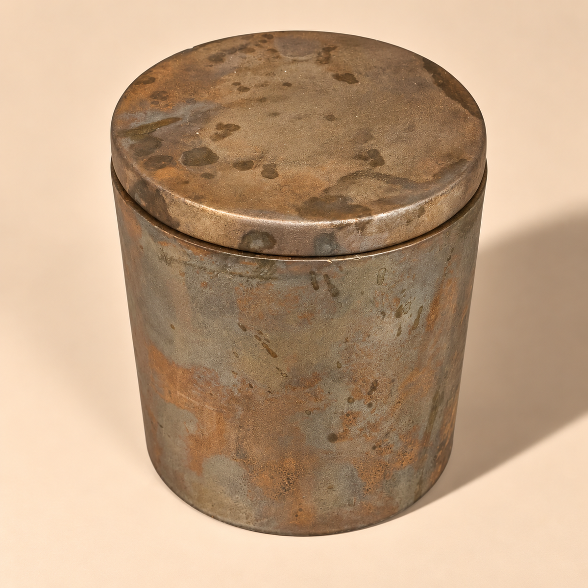 Solid Bronze Gardenia Candle with Lid  #P