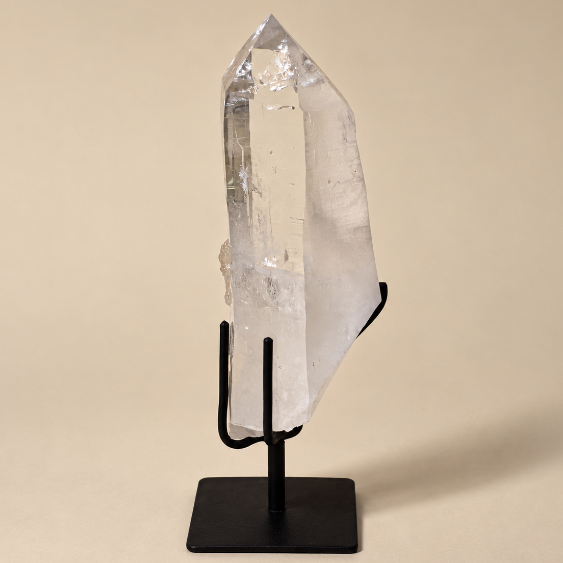 Lemurian Generators Quartz Crystal on Stand