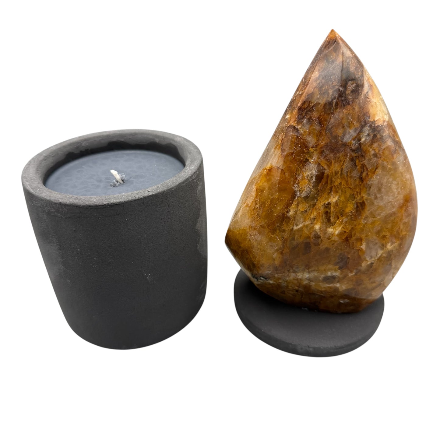 369 For House of Nulla Black Rose Candle with Golden Healer 11