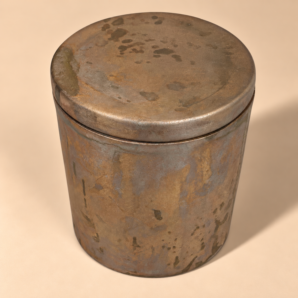 Solid Bronze Gardenia Candle with Lid  #R