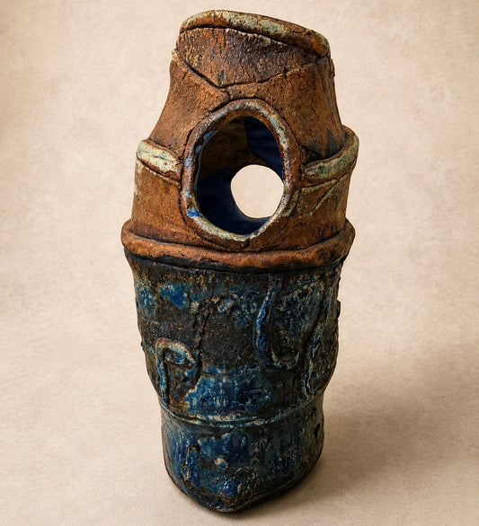 Ceramic Vase w/ Hole