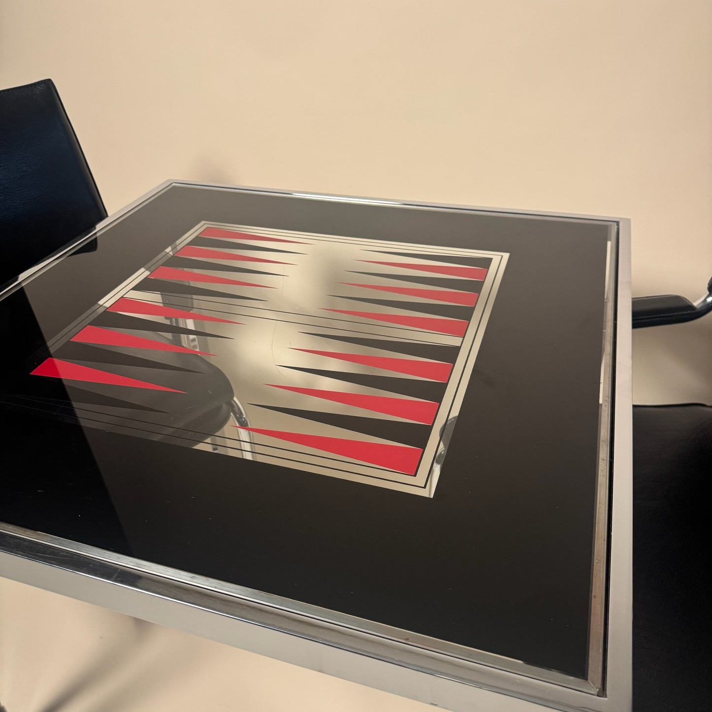 Maison Jansen Glass Game Table