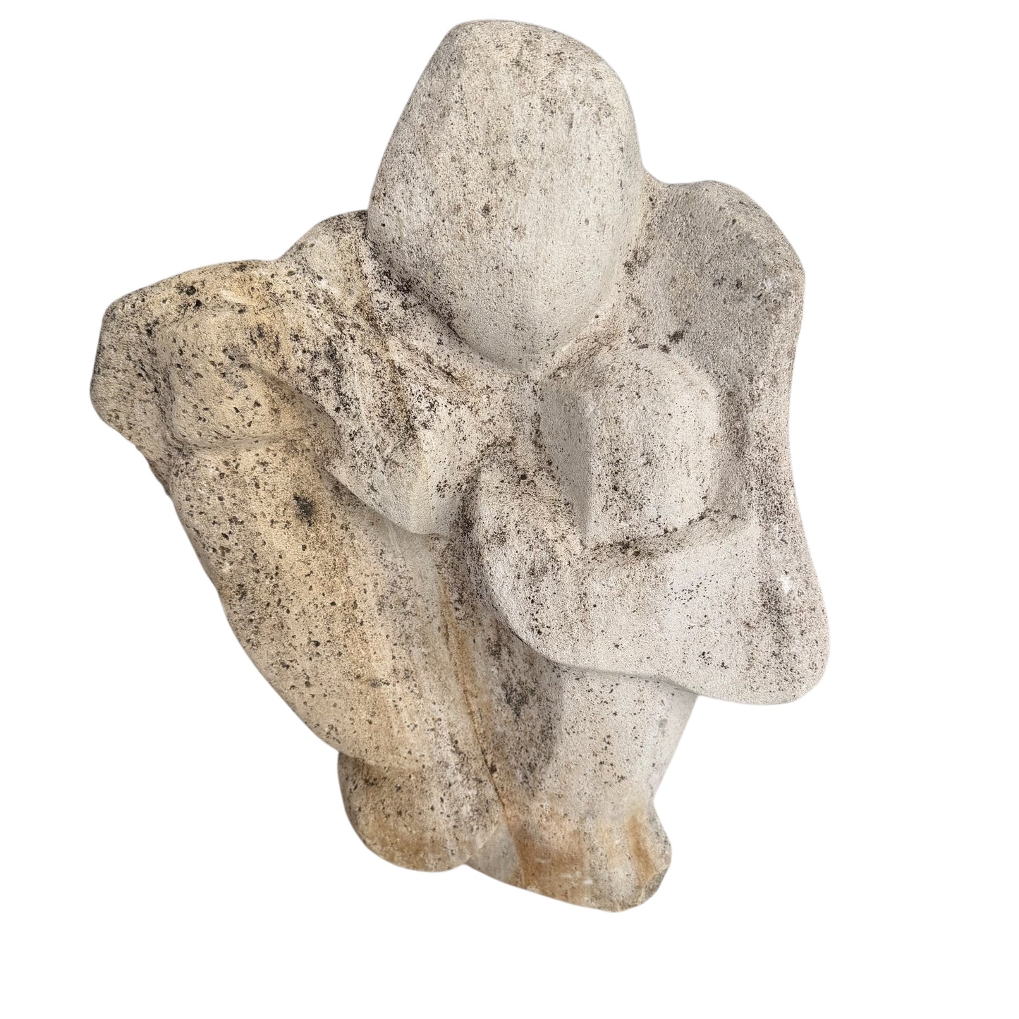 Abstract Figure Carved Stone Sculpture