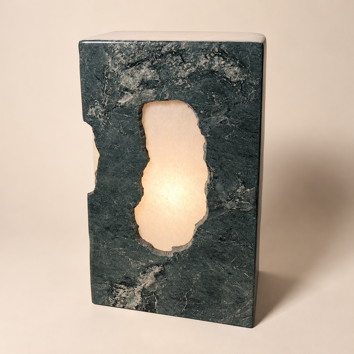 Hovave Rappaport 1996 Signed Marble Sculptural Floor Lamp