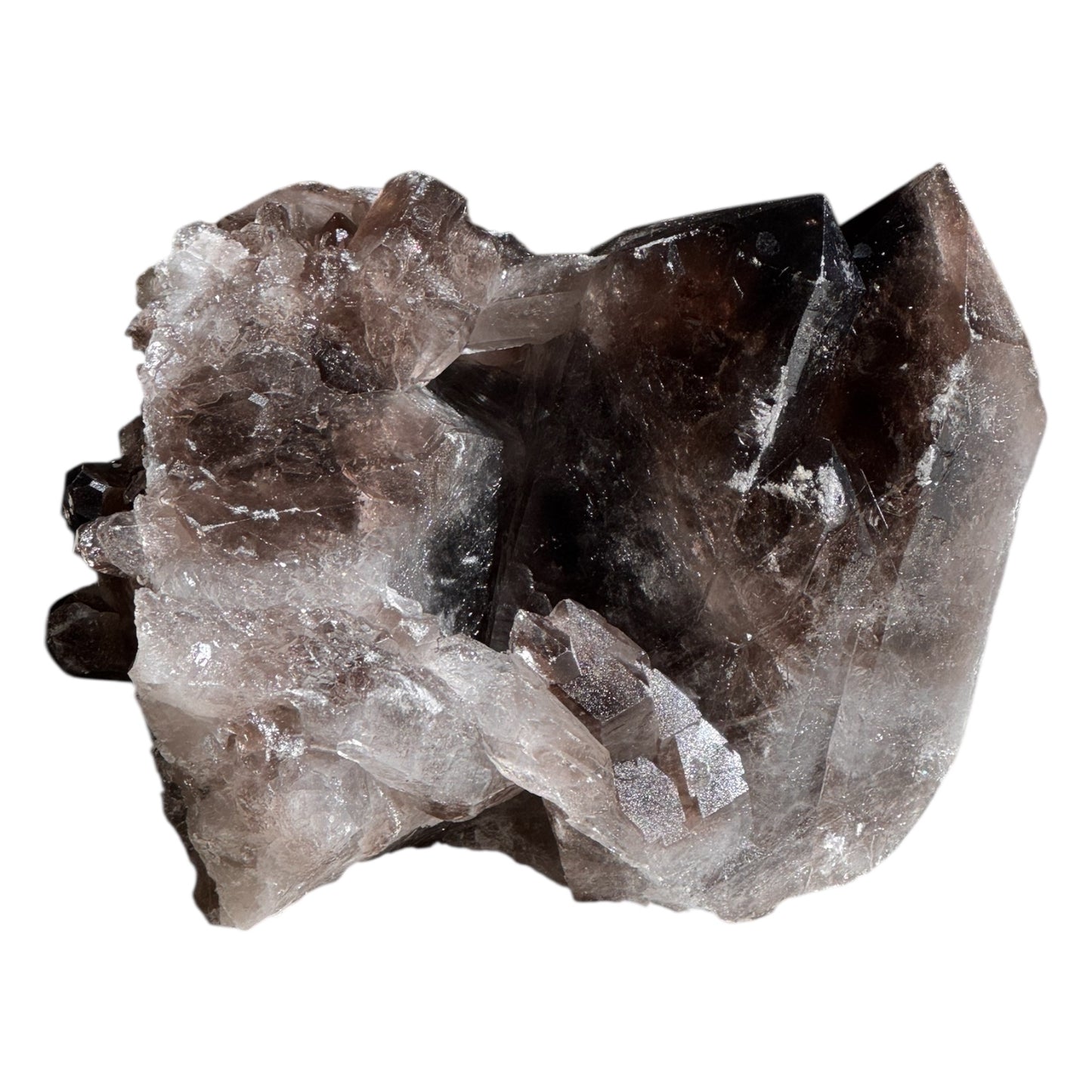 Smoky Quartz Abstract Generators Cluster