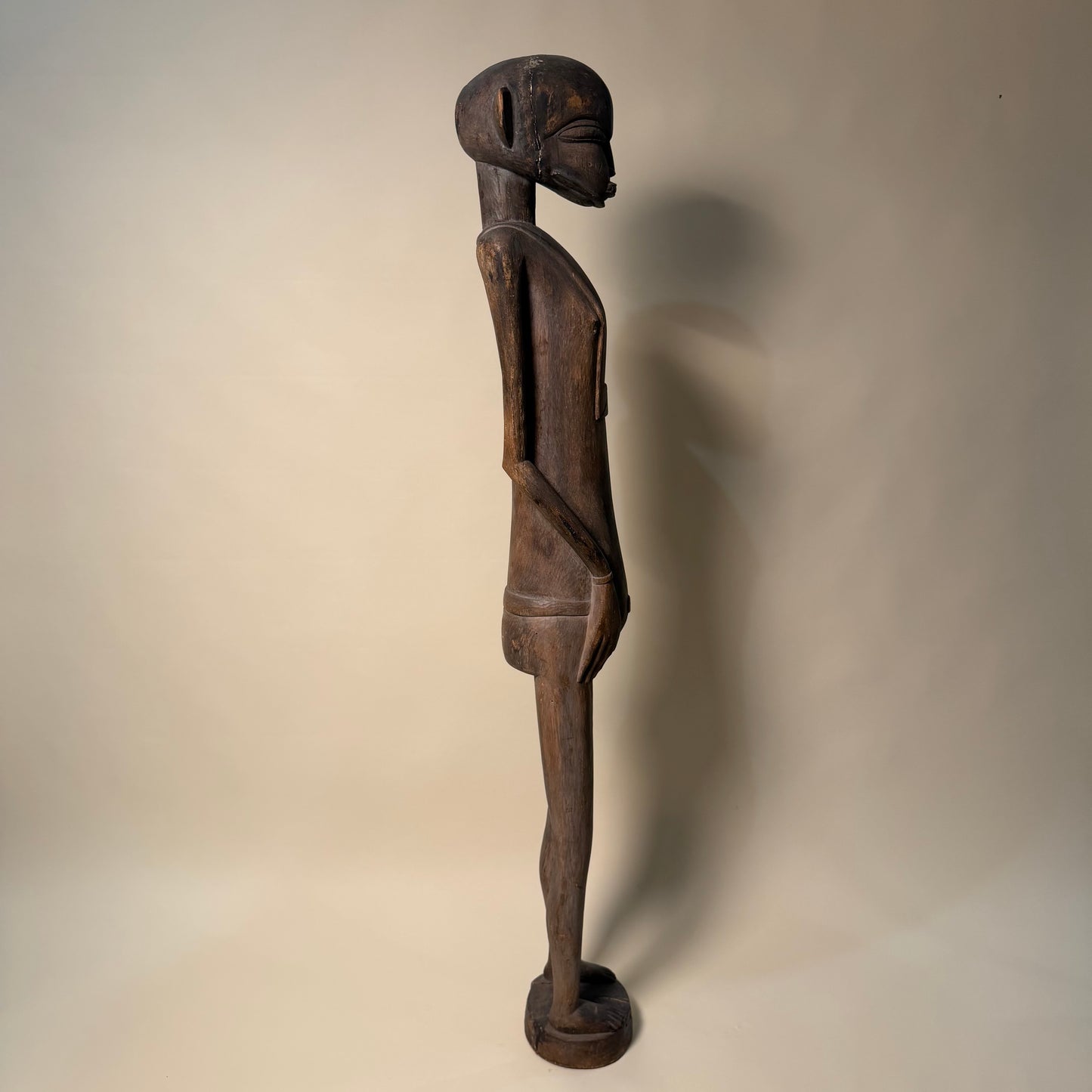 1920's Senufo Carved Wood Figure Sculpture Statue