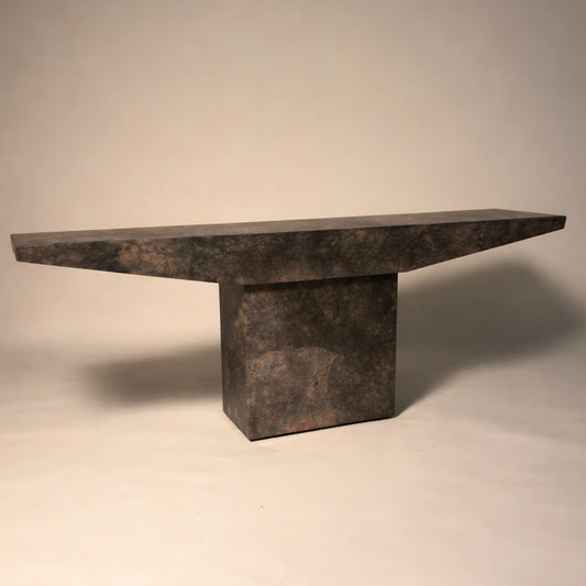 Goat Skin Wrapped Credenza