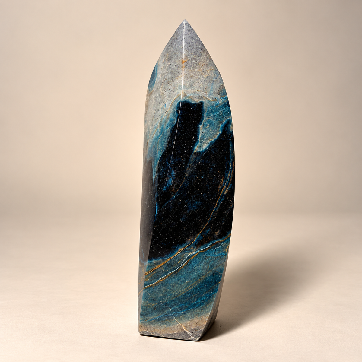 Trolleite Aqua Blue Flame Crystal