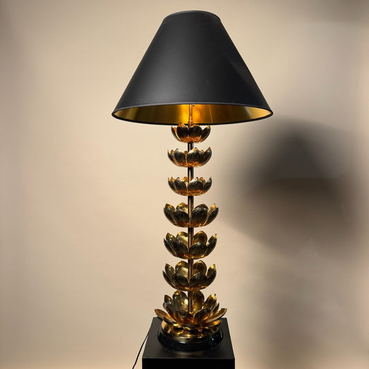 Feldman Brass Lotus Lamp
