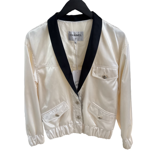 Chanel S21 Ivory Bomber