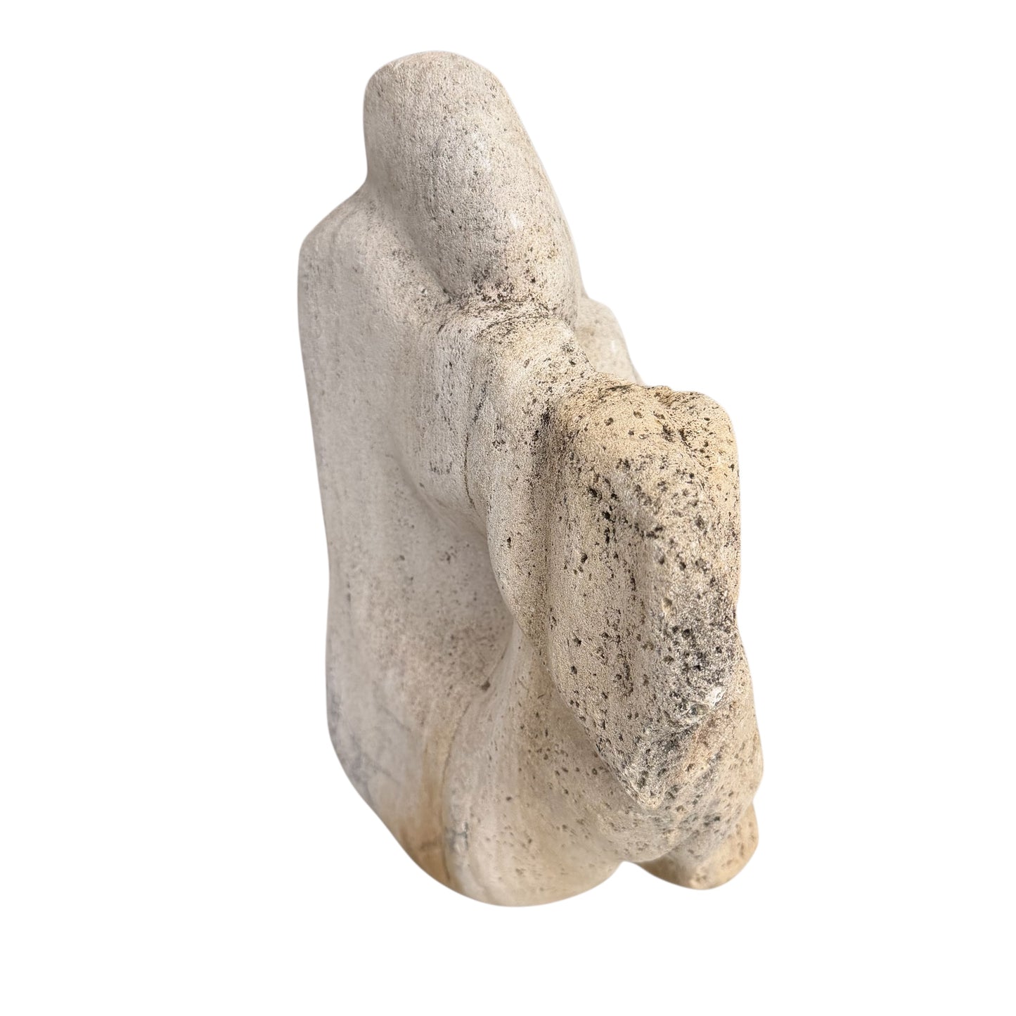 Abstract Figure Carved Stone Sculpture